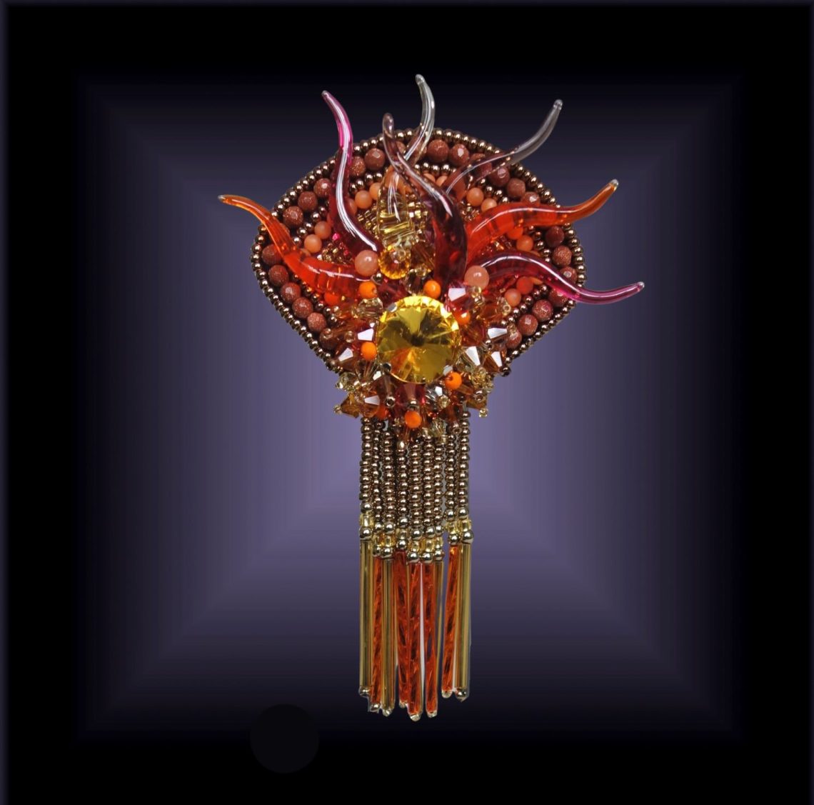 Sculpture gorgone n°1 © Sylune Créations