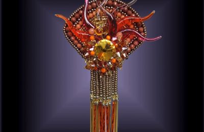 Sculpture gorgone n°1 © Sylune Créations